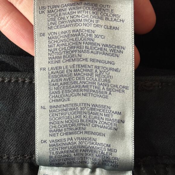 NYDJ Billie Mini Bootcut Jeans black size 24W - Picture 8 of 8